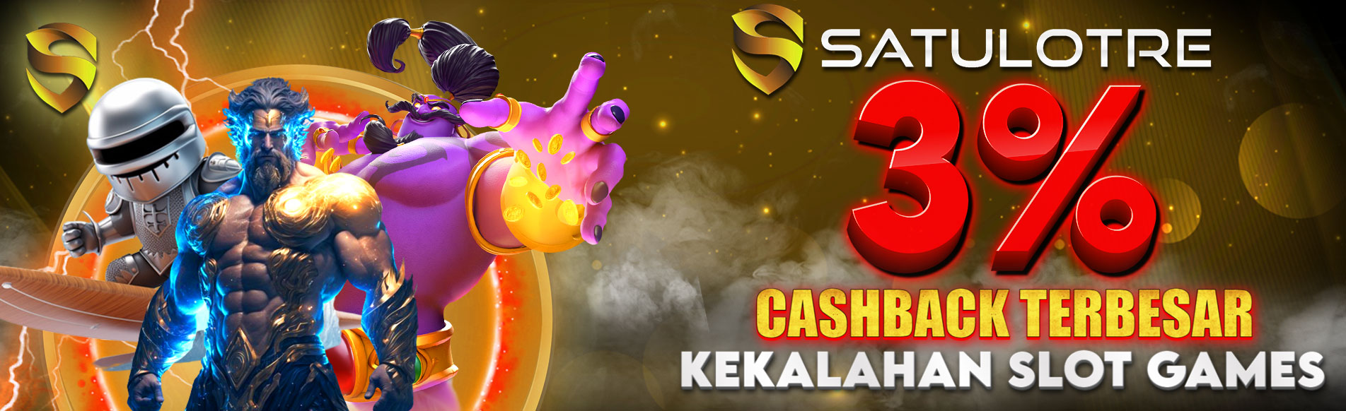 Bonus Cashback Kekalahan Slot Games 3%